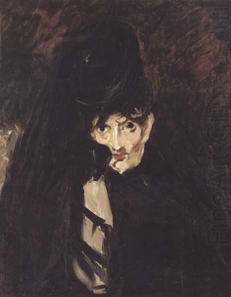 Edouard Manet Portrait de Berthe Morisot (mk40) china oil painting image